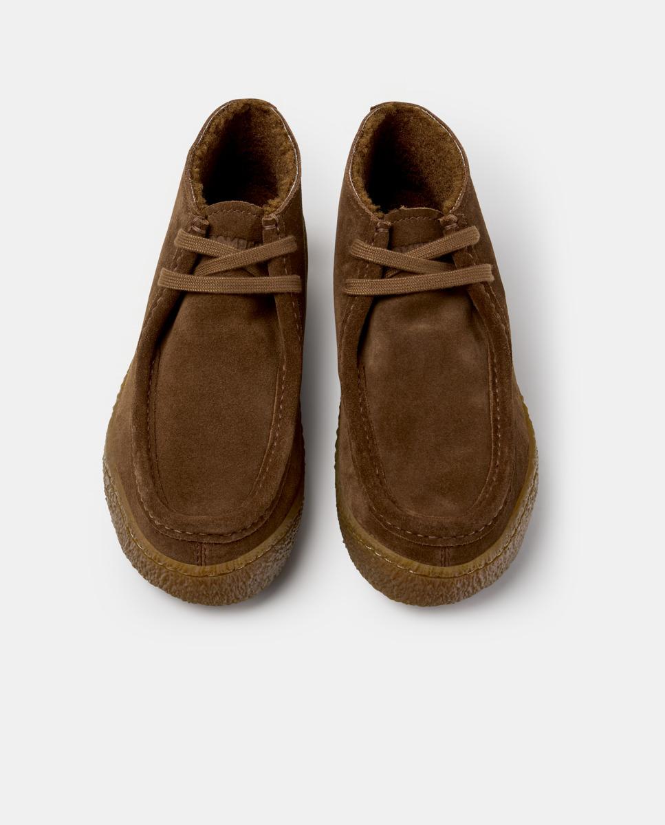 Botines de mujer de piel peu terreno - Camper - Marrón Marrón-2