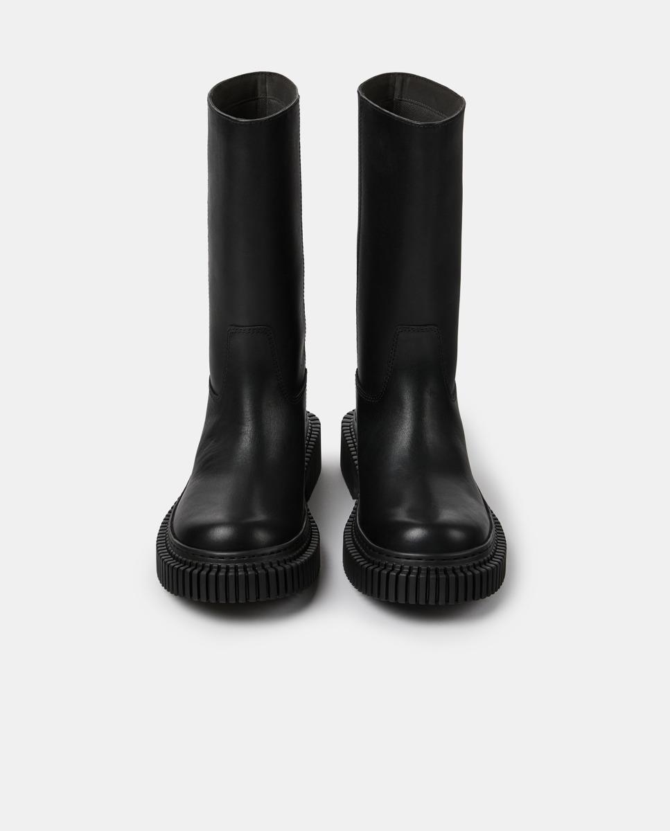 Botas altas de mujer de piel pix berlin - Camper - Negro Negro-2