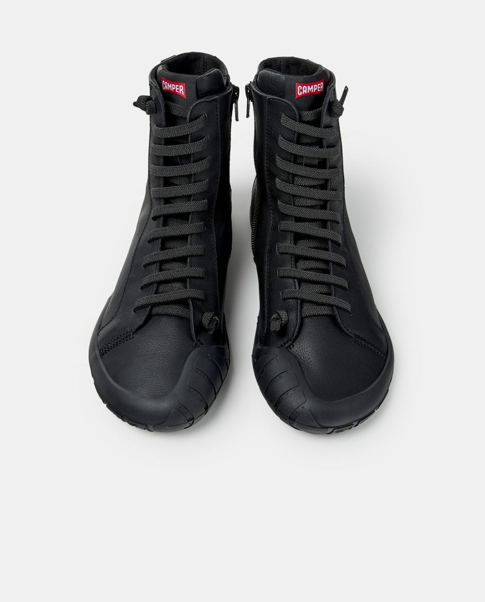 Botines de cordones de mujer de piel peu path+ - Camper - Negro Negro-3