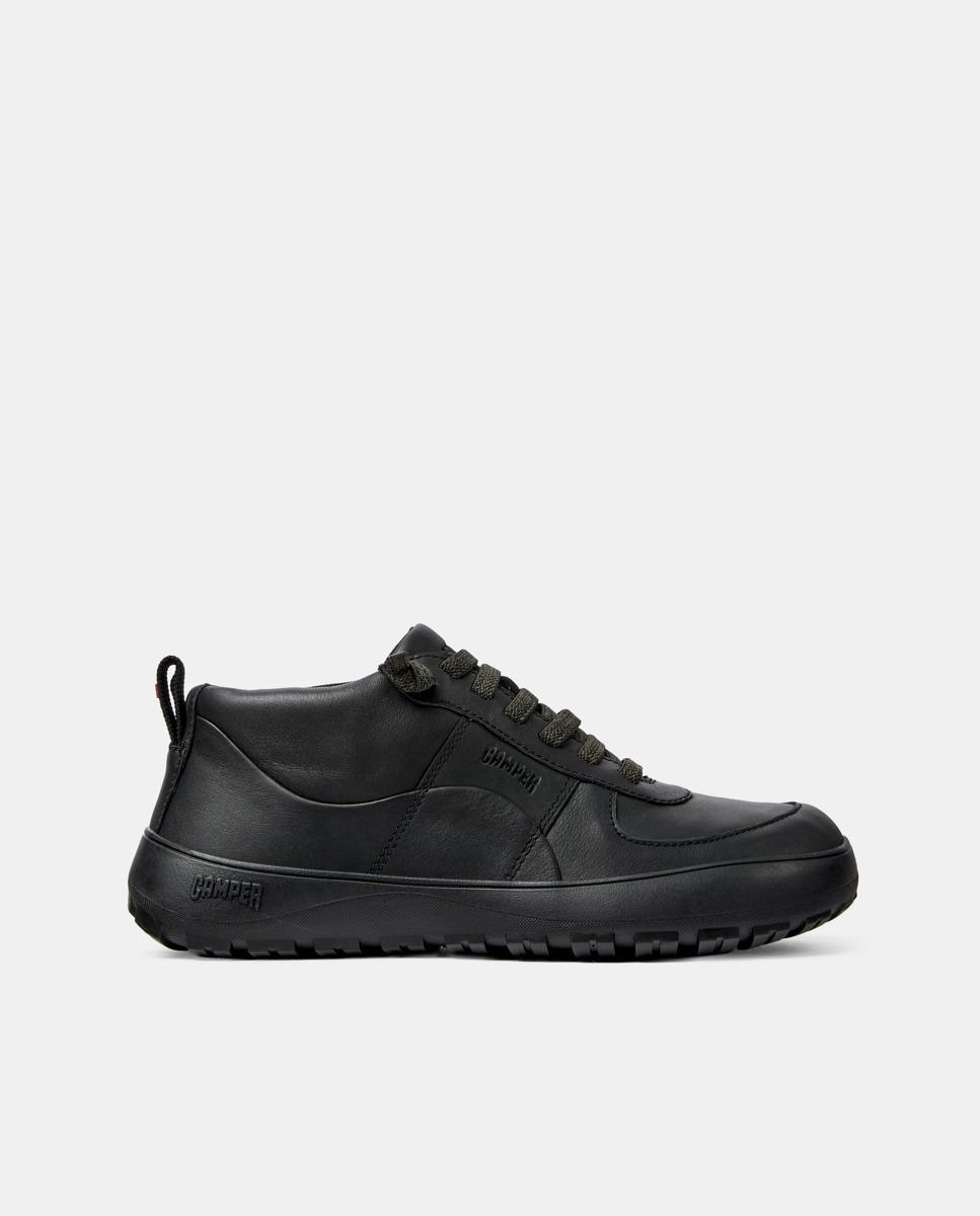 Botines de cordones de mujer peu serra - Camper - Negro Negro-1