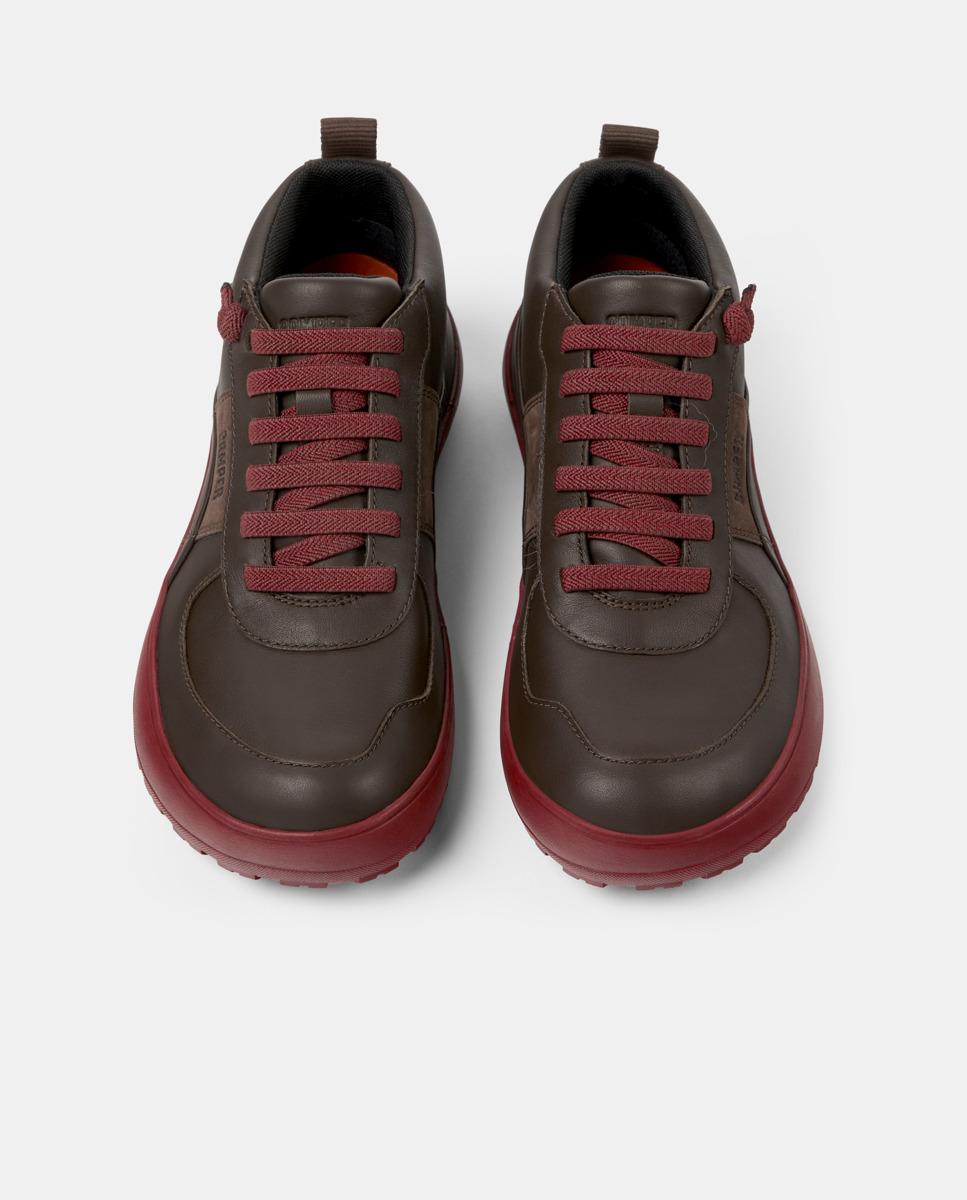 Botines de cordones de mujer peu serra - Camper - Marrón Marrón-2
