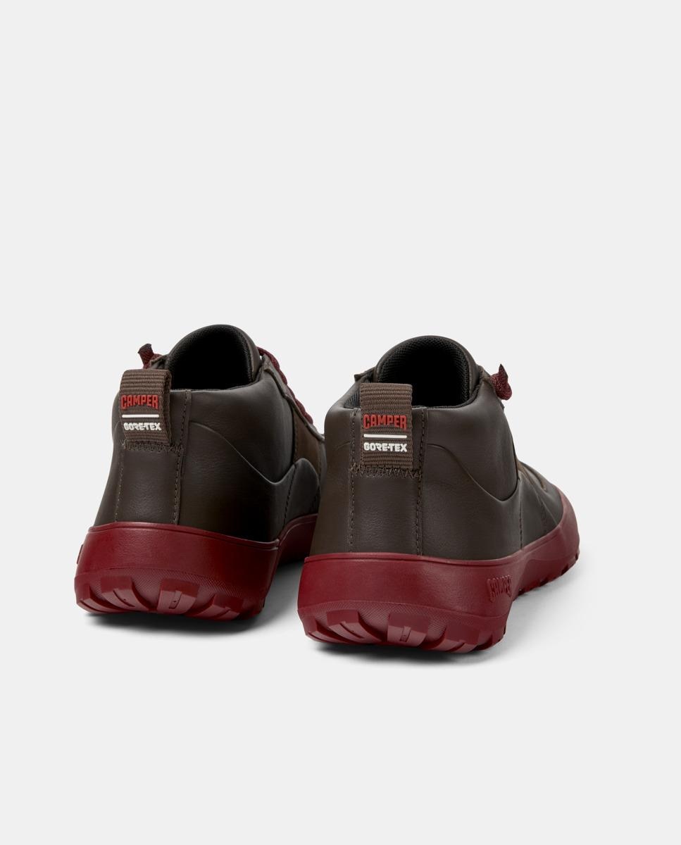 Botines de cordones de mujer peu serra - Camper - Marrón Marrón-4