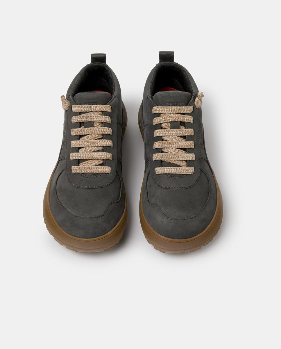 Botines de cordones de mujer peu serra - Camper - Gris Gris-2
