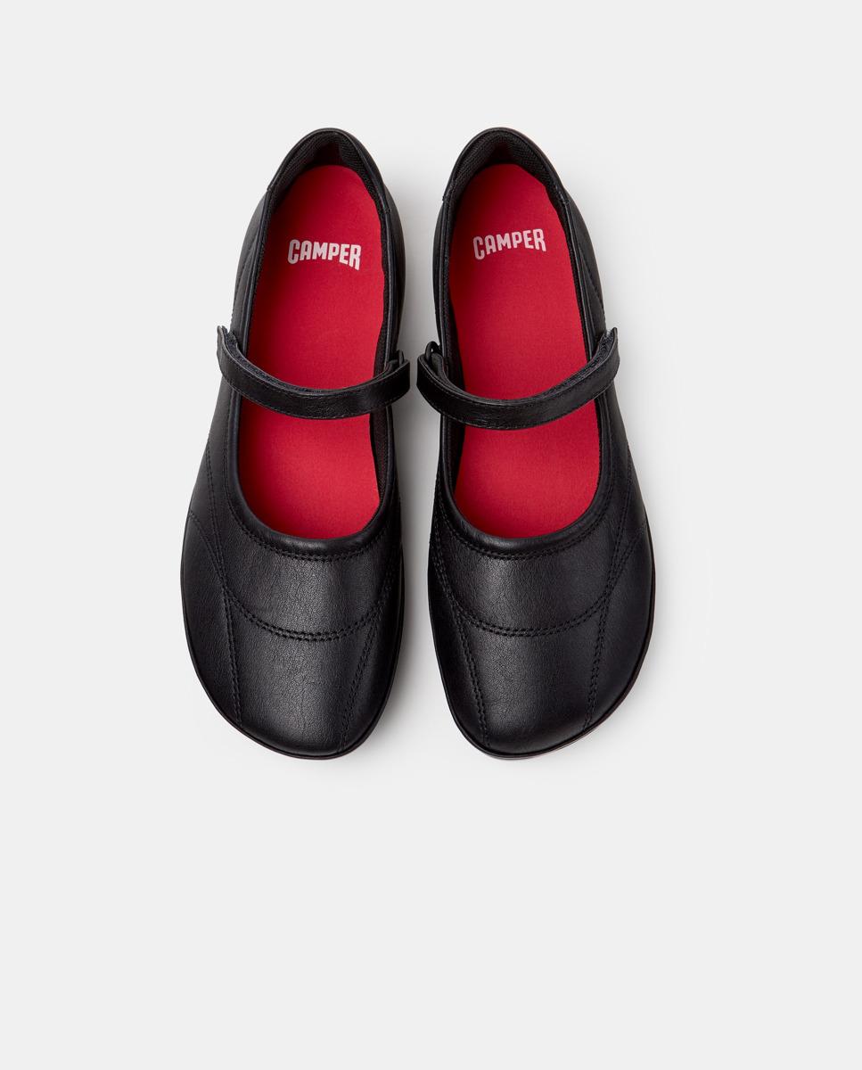 Merceditas de mujer de piel right nina - Camper - Negro Negro-2