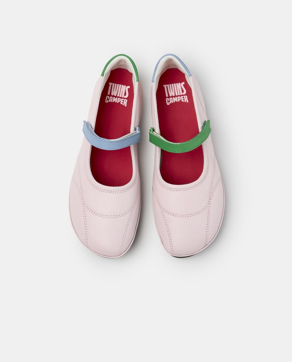 Merceditas de mujer de piel right nina - Camper - Rosa Rosa-3
