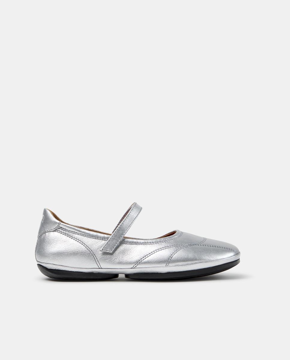 Merceditas de mujer de piel right nina - Camper - Plata Plata-1