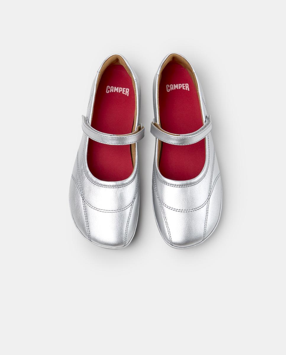 Merceditas de mujer de piel right nina - Camper - Plata Plata-3