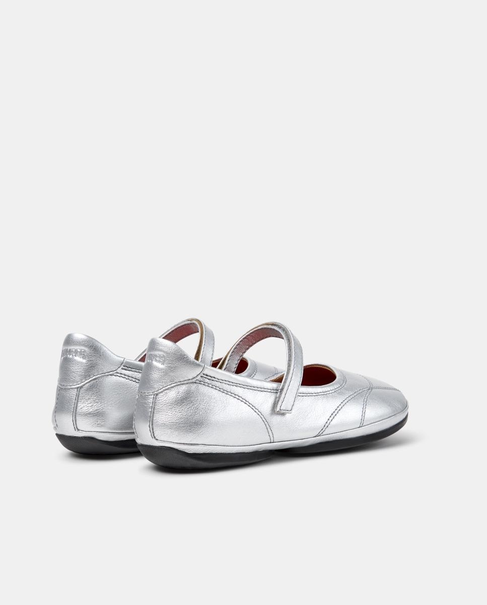 Merceditas de mujer de piel right nina - Camper - Plata Plata-2