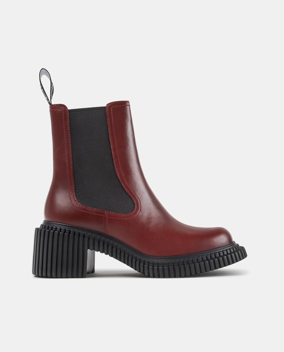 Botines chelsea de piel de mujer pix london - Camper - Burdeos Burdeos-1