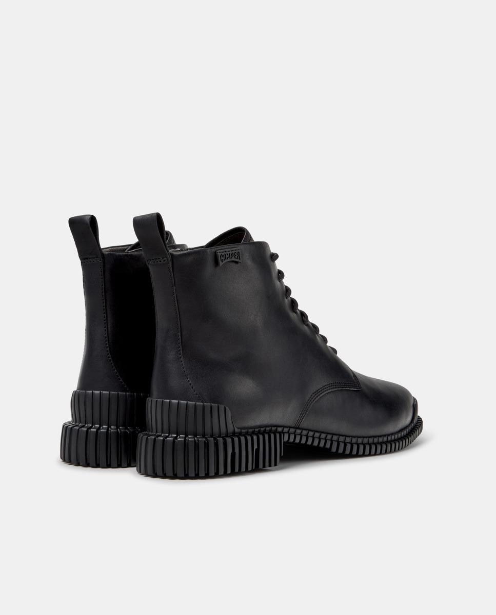 Botines de mujer de piel pix - Camper - Negro Negro-2