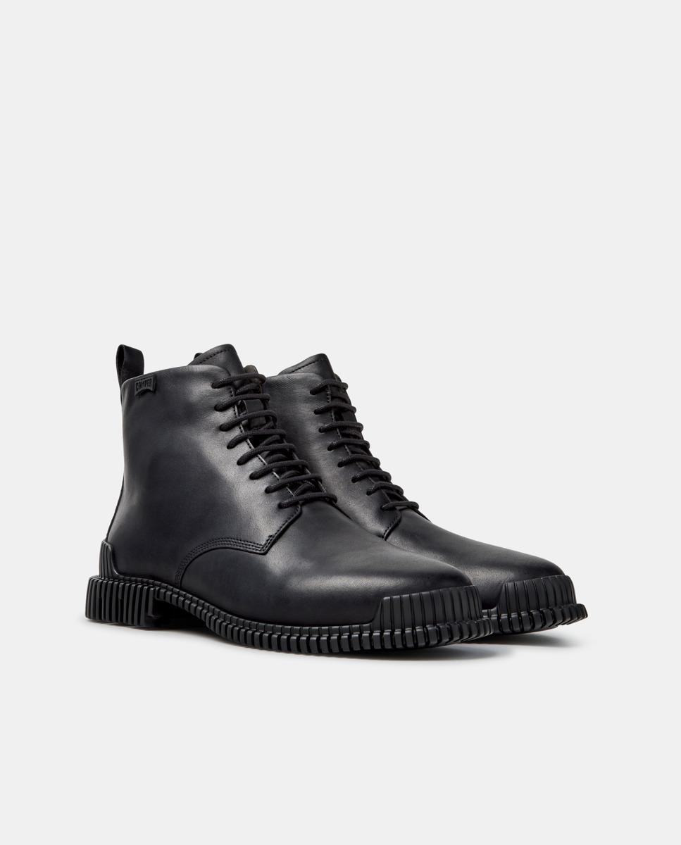 Botines de mujer de piel pix - Camper - Negro Negro-5