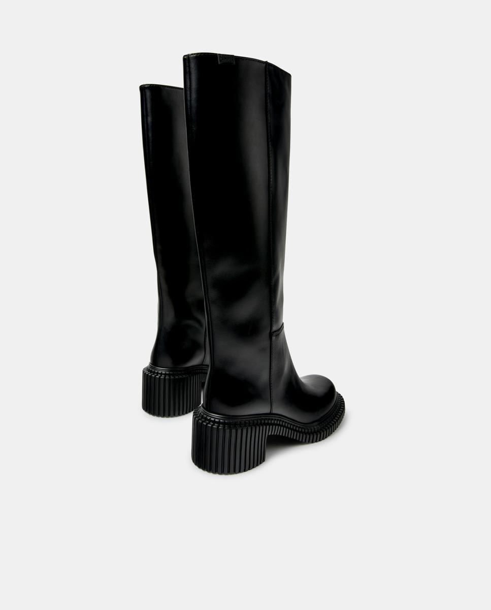 Botas altas de mujer de piel pix london - Camper - Negro Negro-4