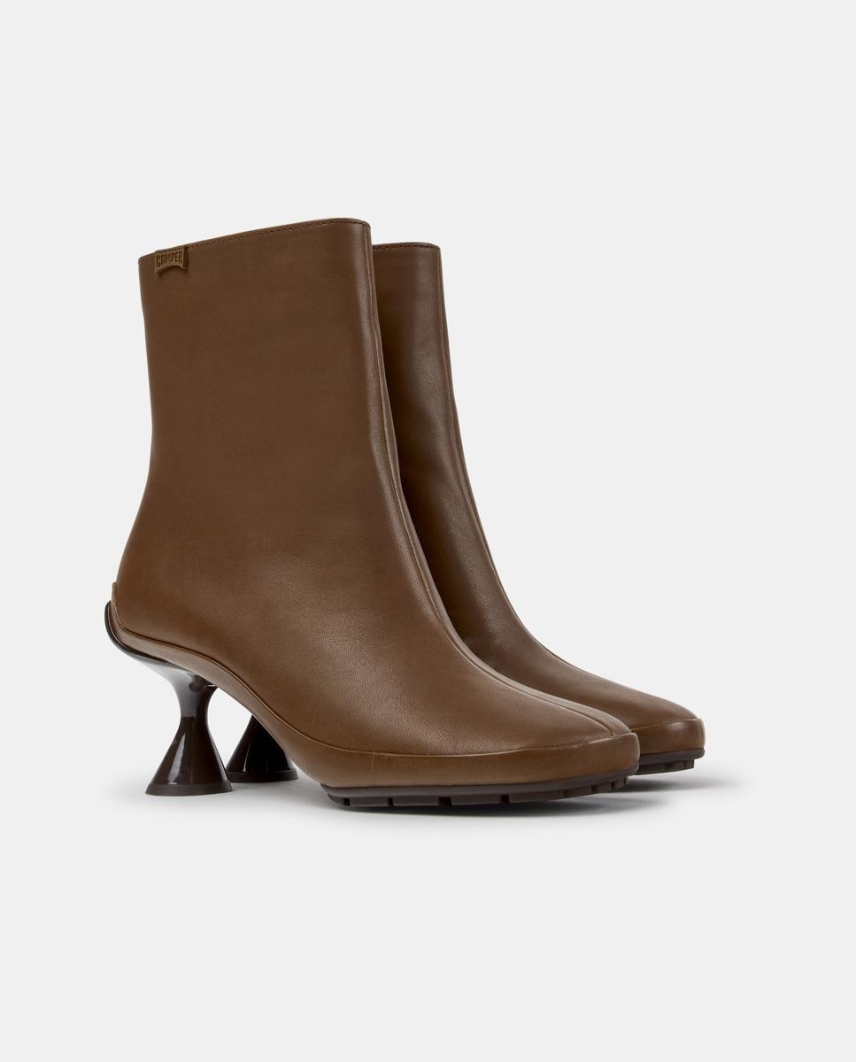 Botas de tacón de mujer right left - Camper - Marrón Marrón-3