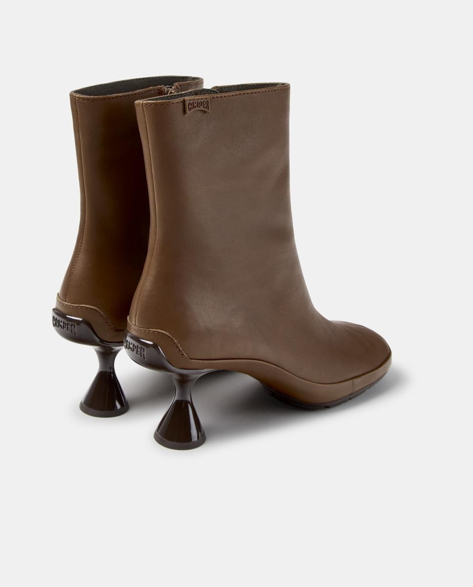 Botas de tacón de mujer right left - Camper - Marrón Marrón-4