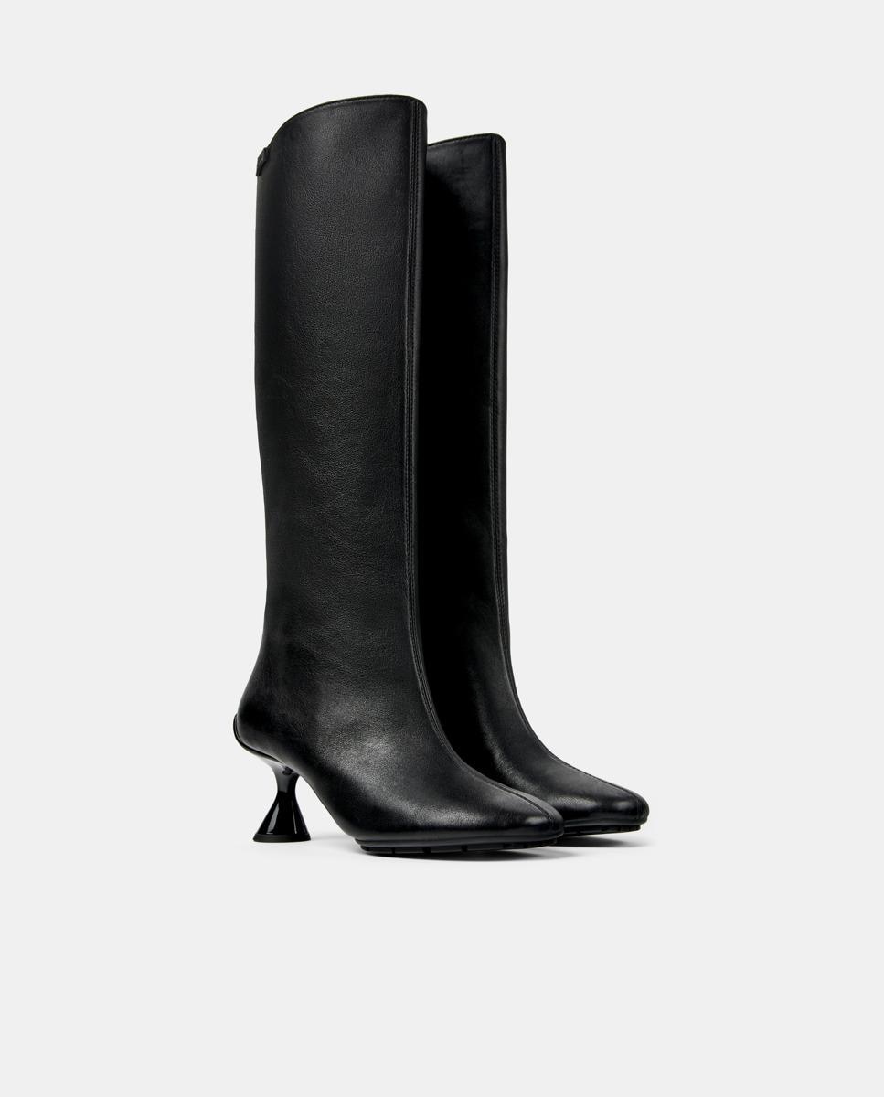 Botas altas de mujer de piel right left - Camper - Negro Negro-2