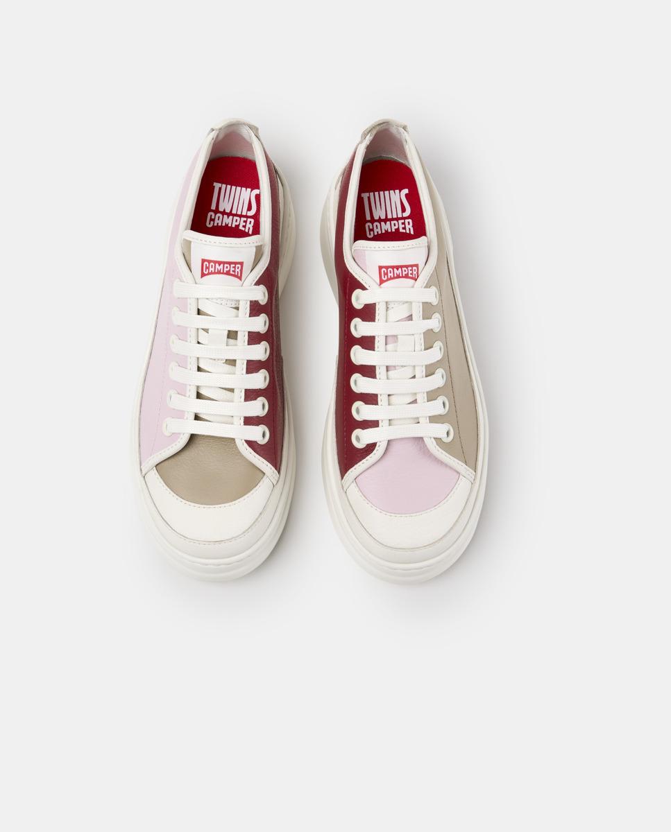 Zapatillas de mujer G3D Runner Up Twins de piel - Camper - Rosa Rosa-2