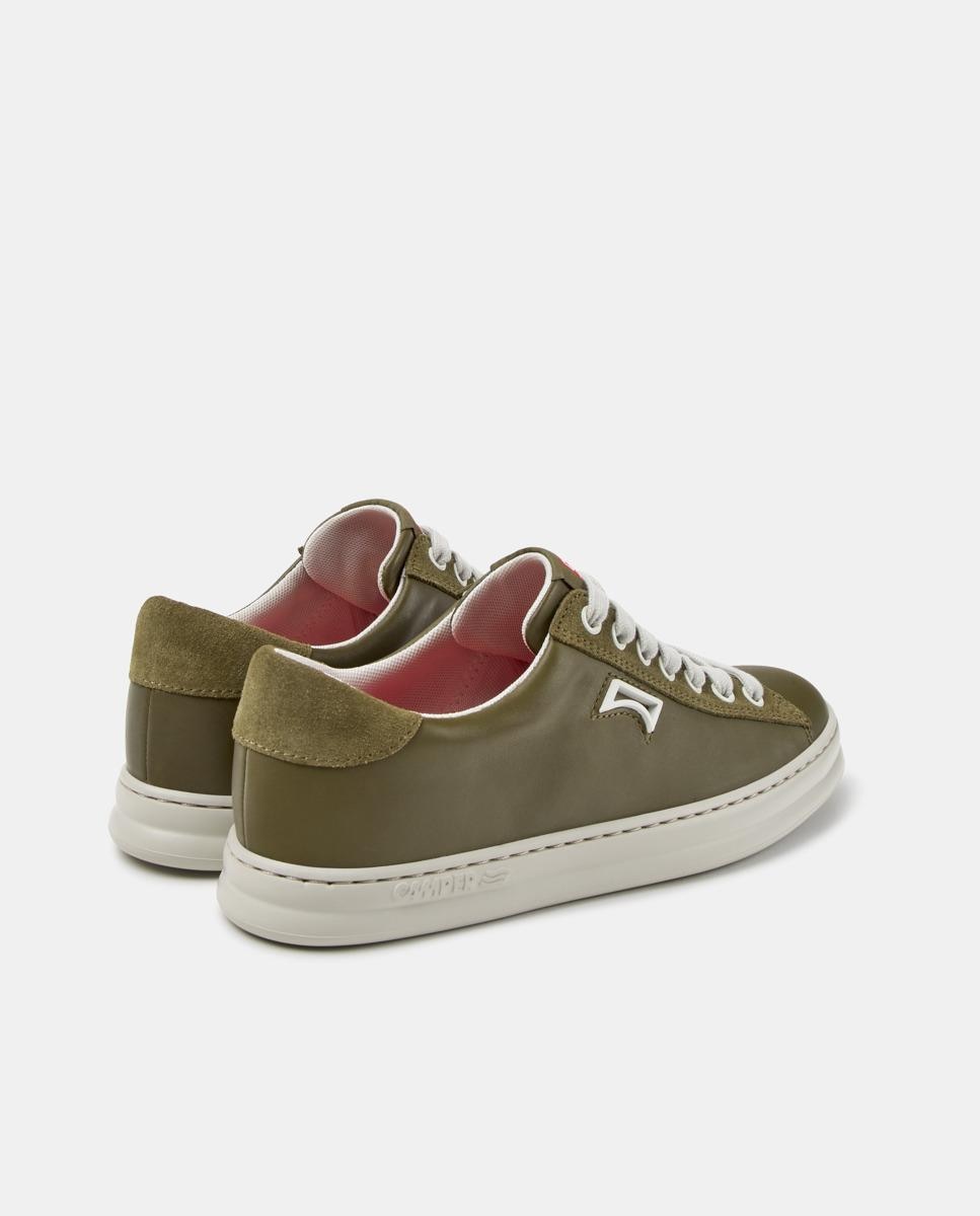 Zapatillas de mujer Runner Four de piel - Camper - Verde Verde-4