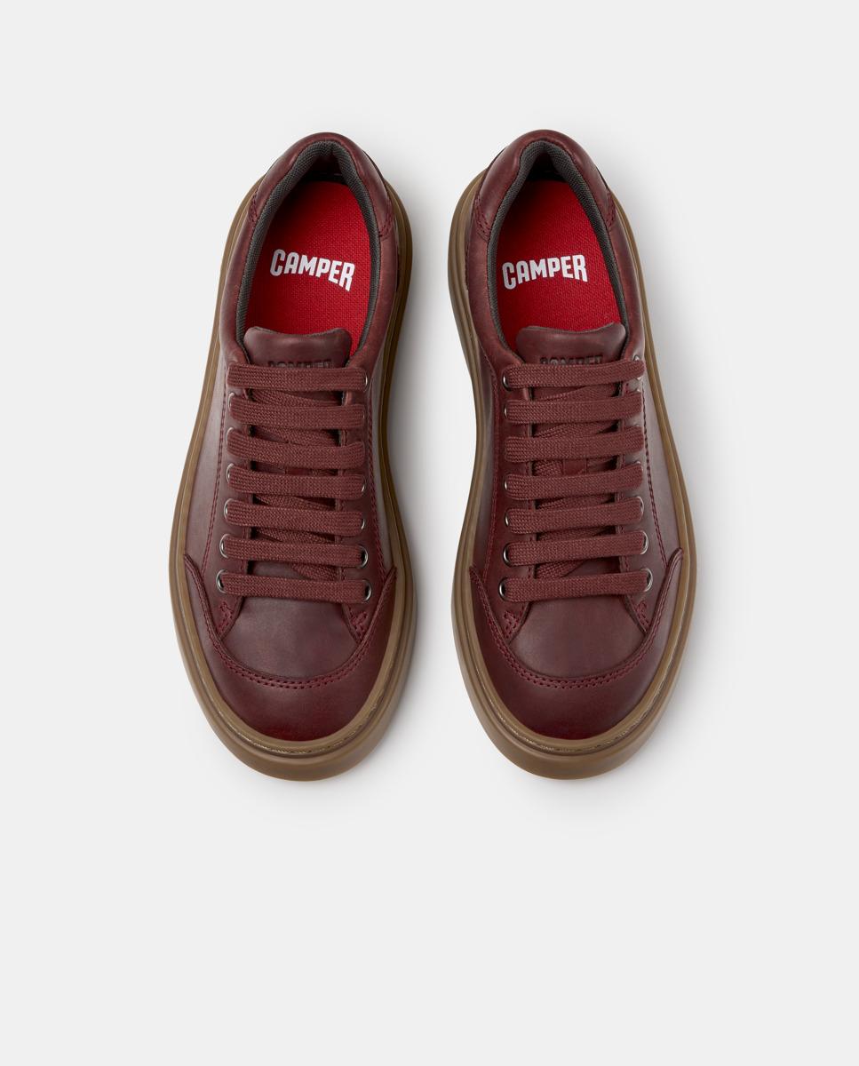 Imagen 3 de Zapatillas de mujer runner twentyfive de piel - Camper - Burdeos Burdeos