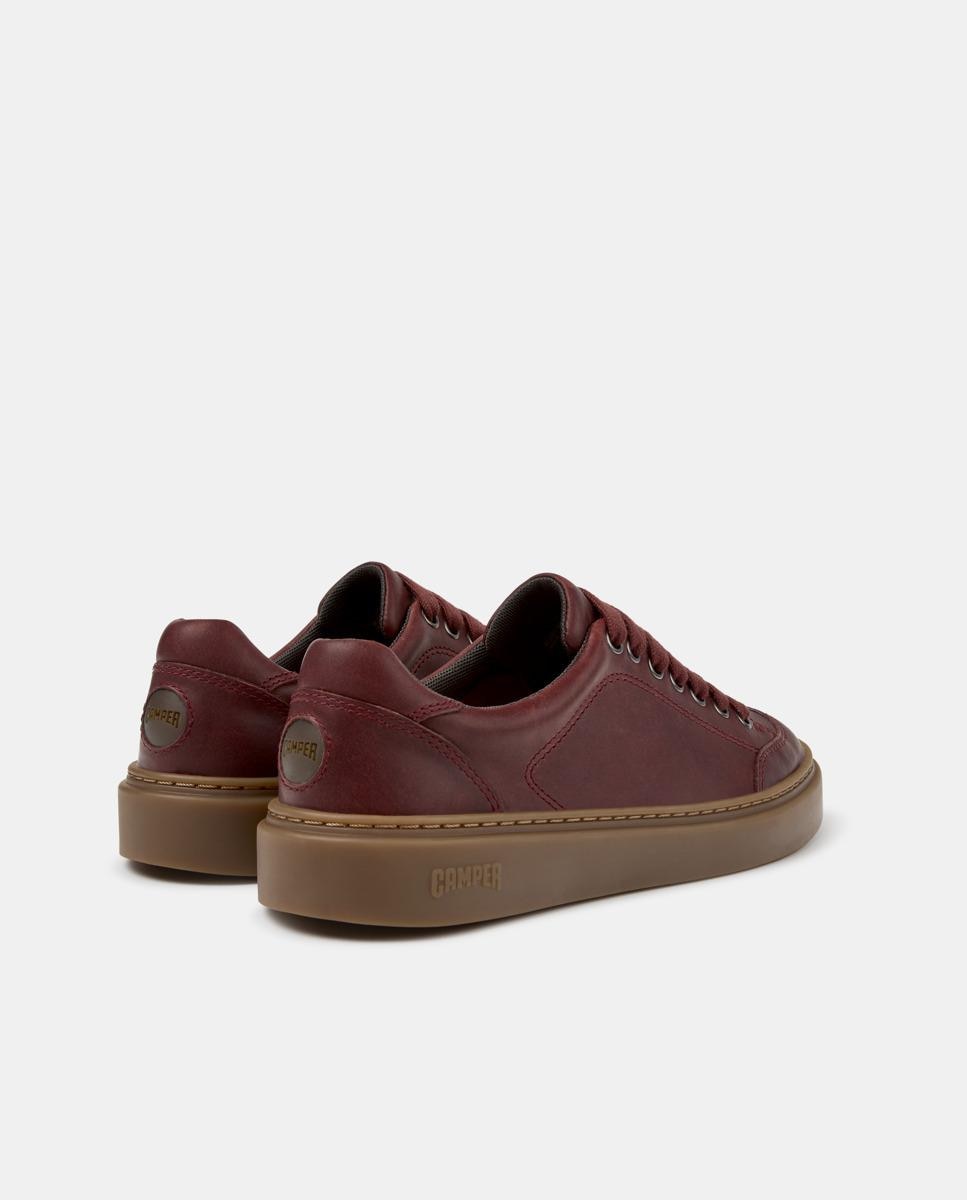 Imagen 2 de Zapatillas de mujer runner twentyfive de piel - Camper - Burdeos Burdeos