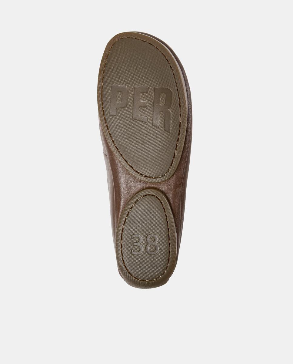 Botines de cordones de mujer de piel right nina - Camper - Marrón Marrón-5
