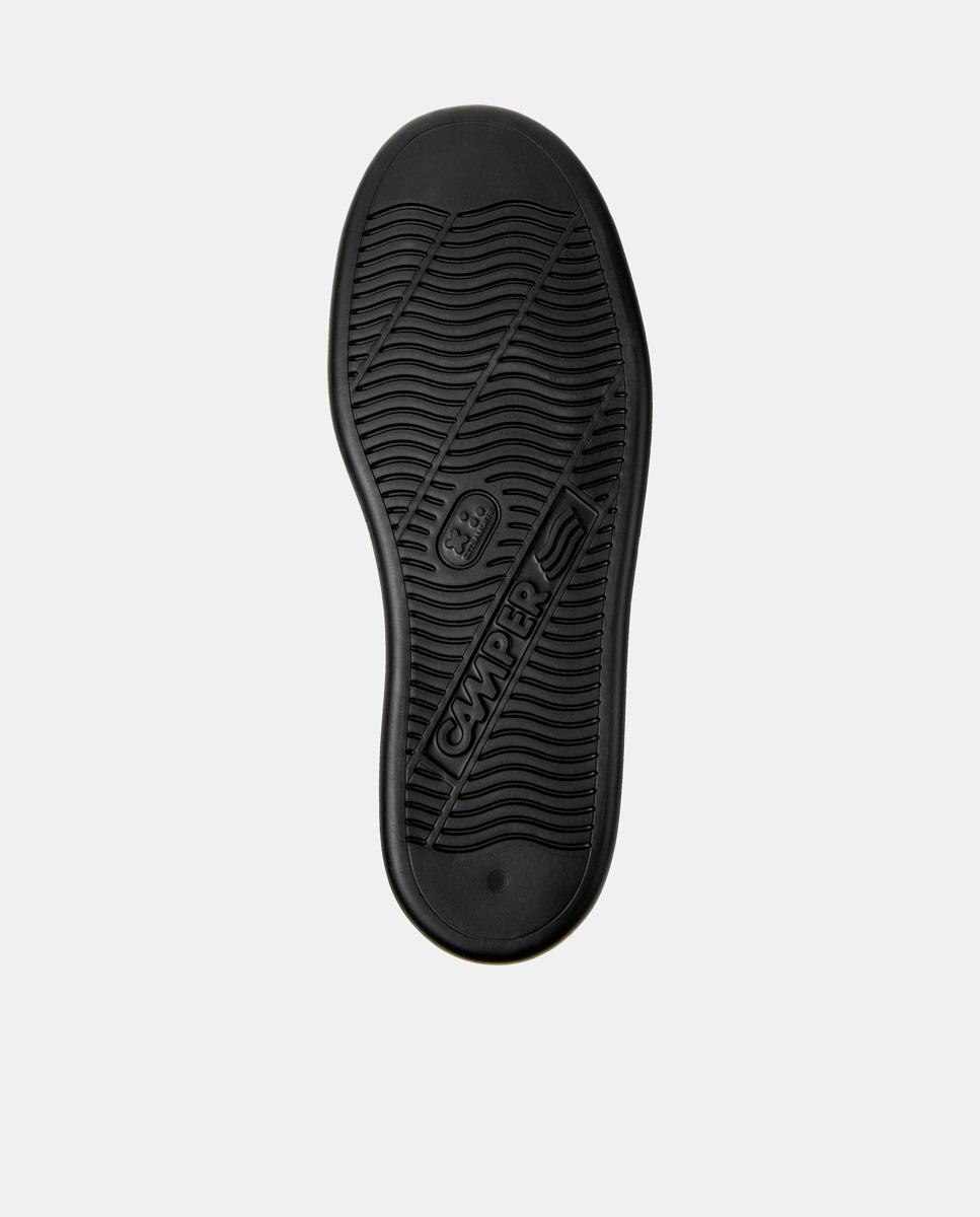 Zapatillas altas de piel de mujer runner four - Camper - Negro Negro-5