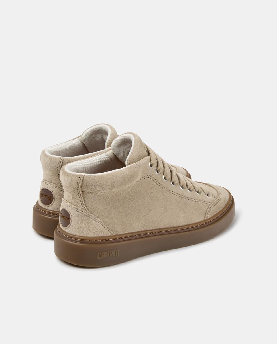 Zapatillas altas de piel de mujer runner twentyfive - Camper - Beige Beige-4