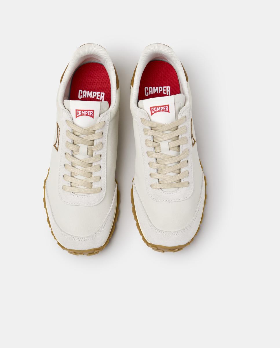 Zapatillas de mujer drift walk de piel - Camper - Blanco Blanco-2