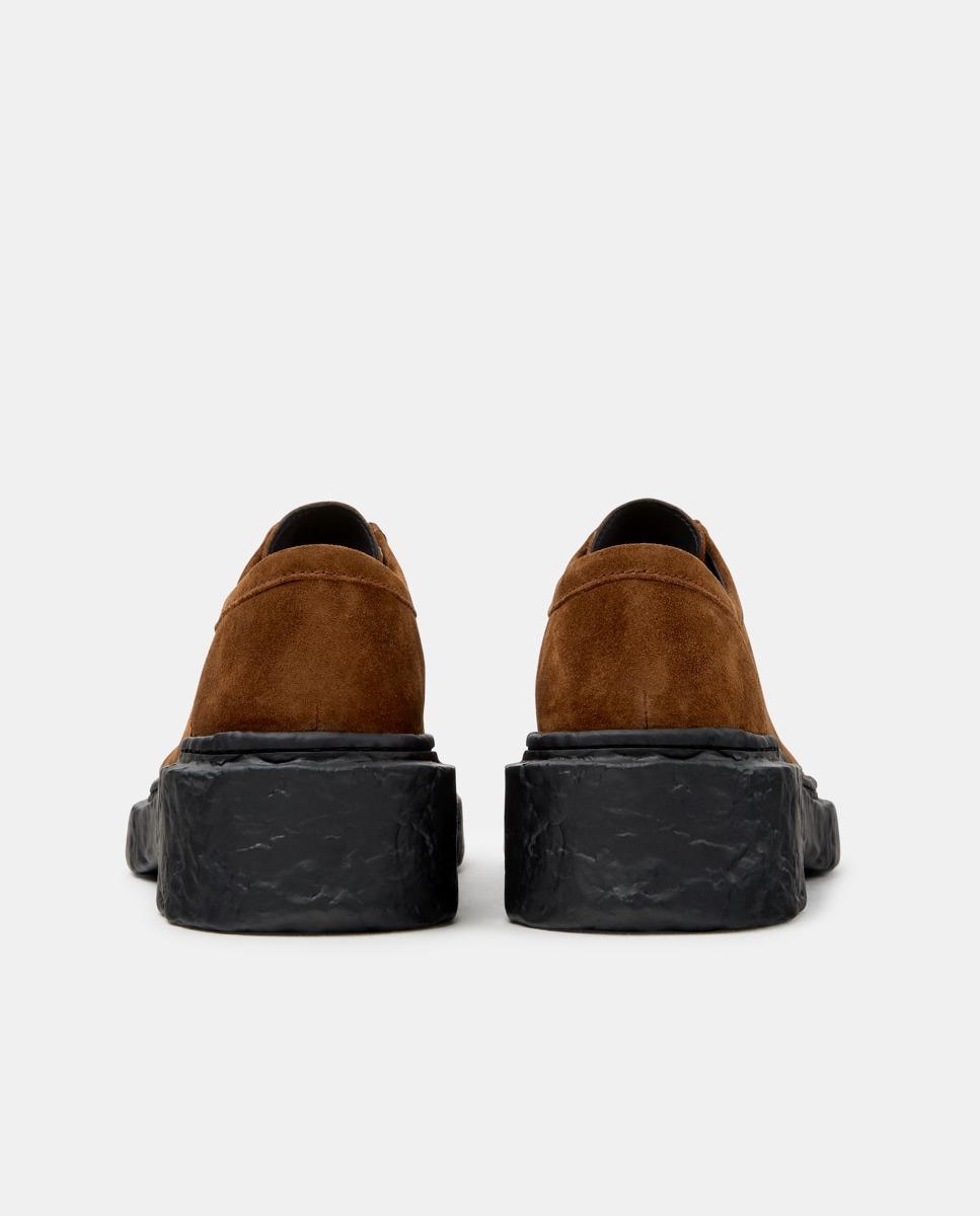 Zapatos de cordones unisex vamonos de piel - camperlab - Marrón Marrón-4