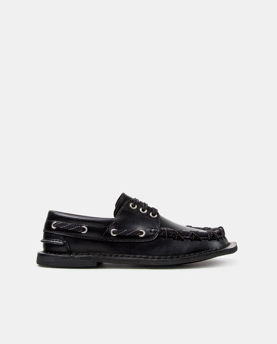 Imagen 0 de Mocasines unisex eki de piel Gris