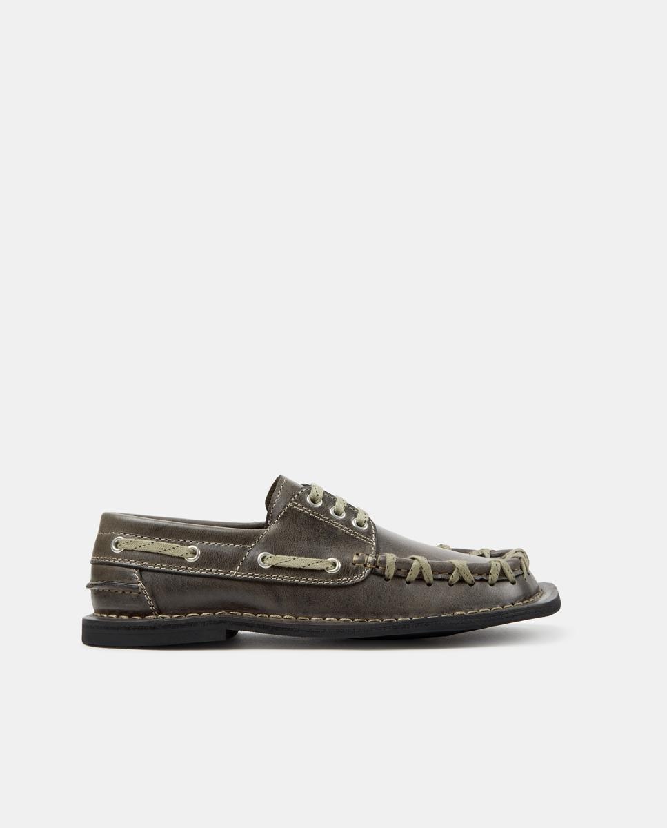 Náuticos eki de piel - camperlab - Gris Gris-1