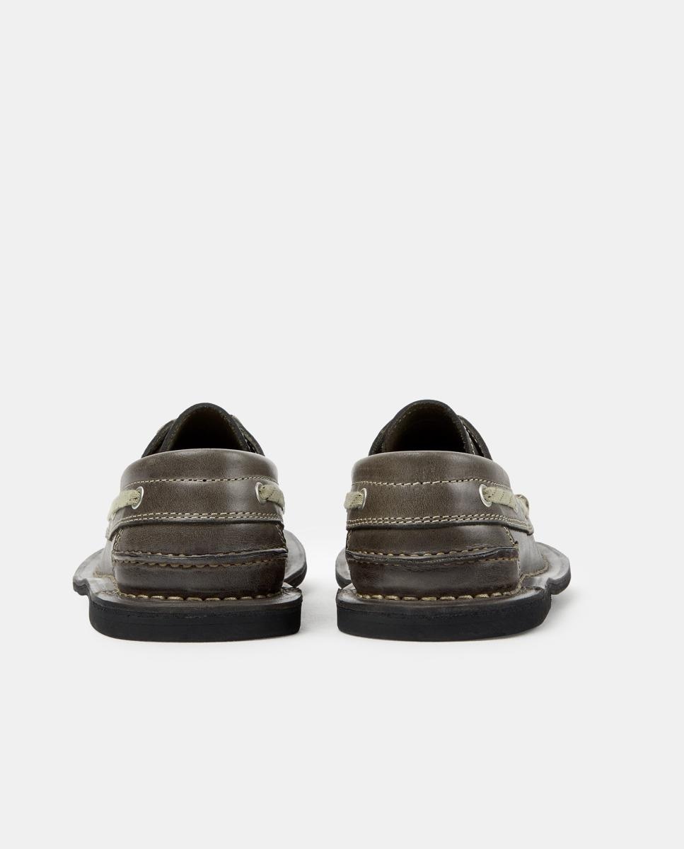 Náuticos eki de piel - camperlab - Gris Gris-4