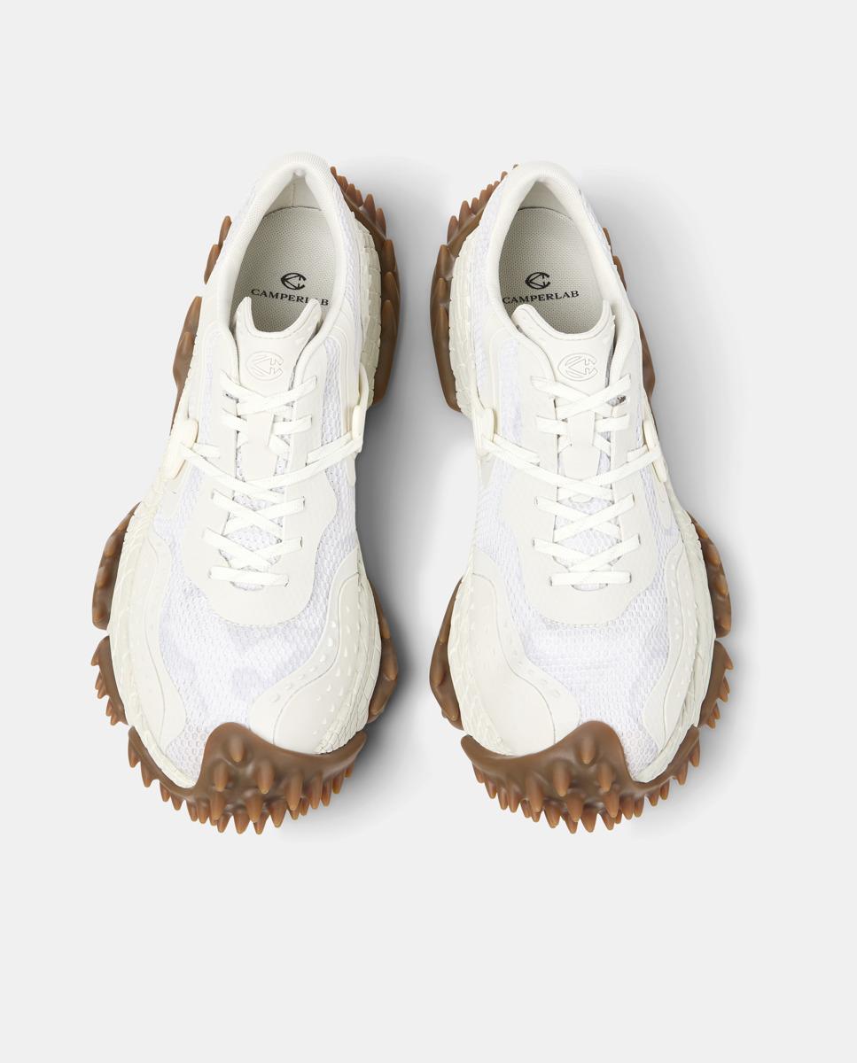 Zapatillas deportivas unisex de cordones tornado - camperlab - Marrón Marrón-2