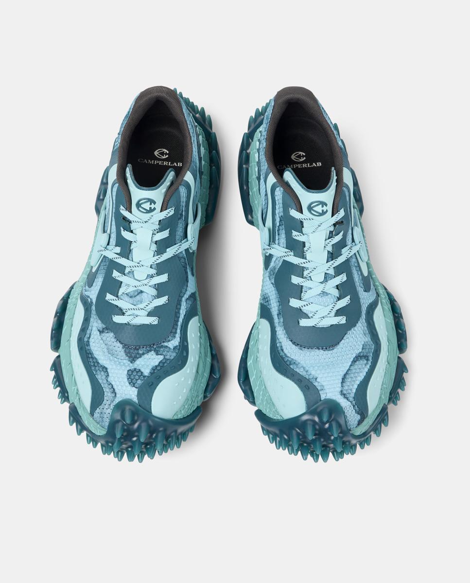 Zapatillas deportivas unisex de cordones tornado - camperlab - Azul Azul-2