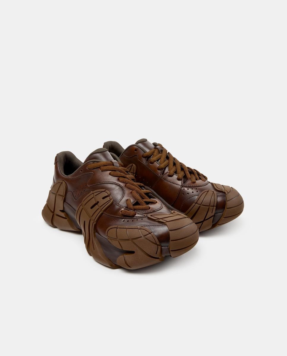 Zapatillas tormenta con materiales de origen natural - camperlab - Marrón Marrón-3