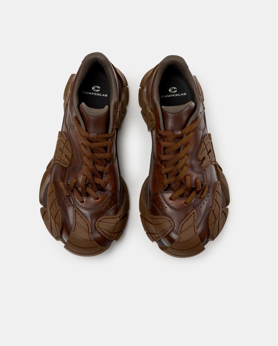 Zapatillas tormenta con materiales de origen natural - camperlab - Marrón Marrón-2