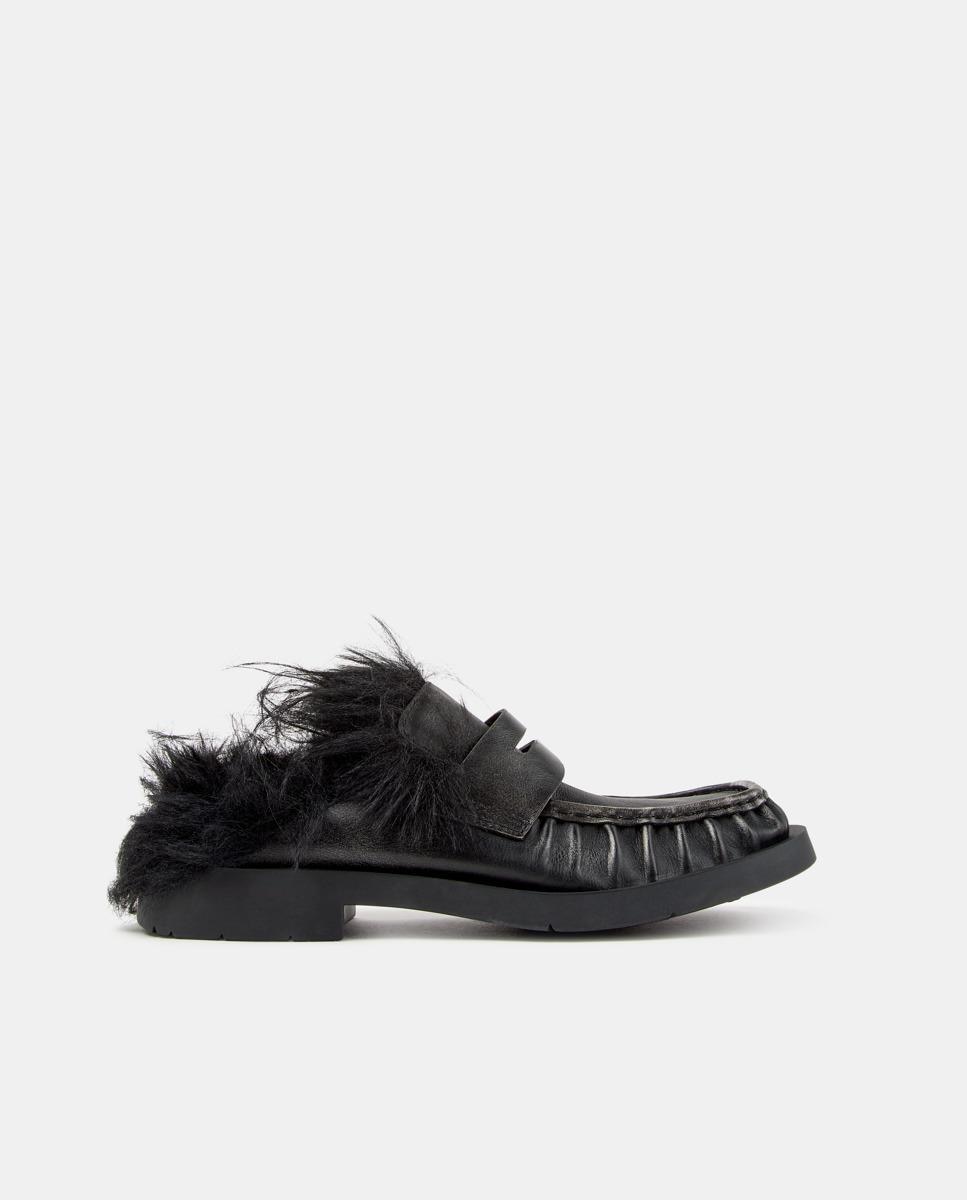 Mules 1978 de piel - camperlab - Negro Negro-1