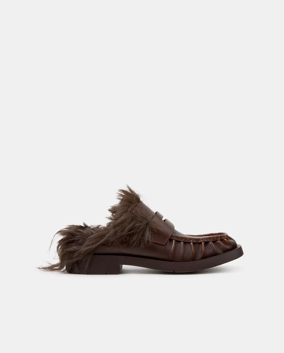Mules 1978 de piel - camperlab - Marrón Marrón-1