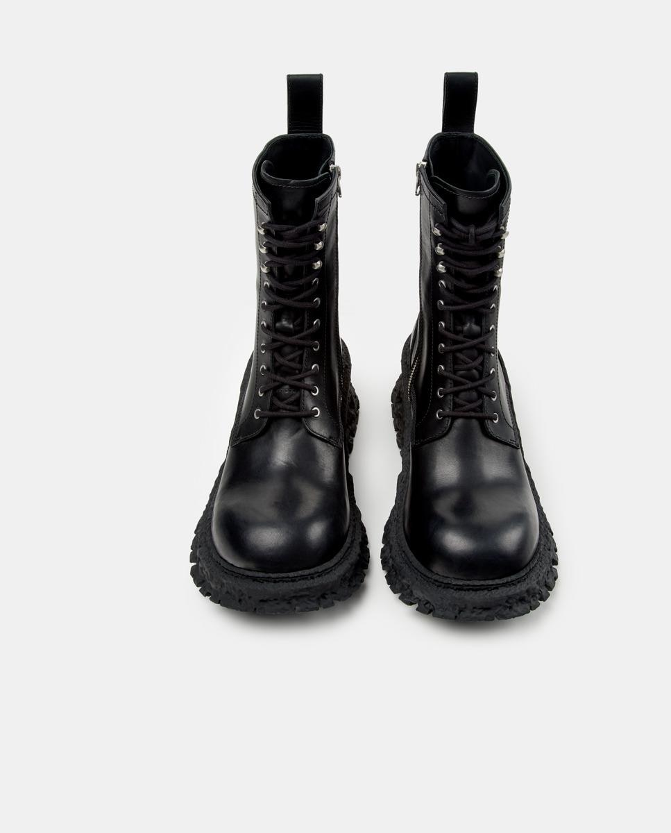 Botas de cordones terroso de piel - camperlab - Negro Negro-2