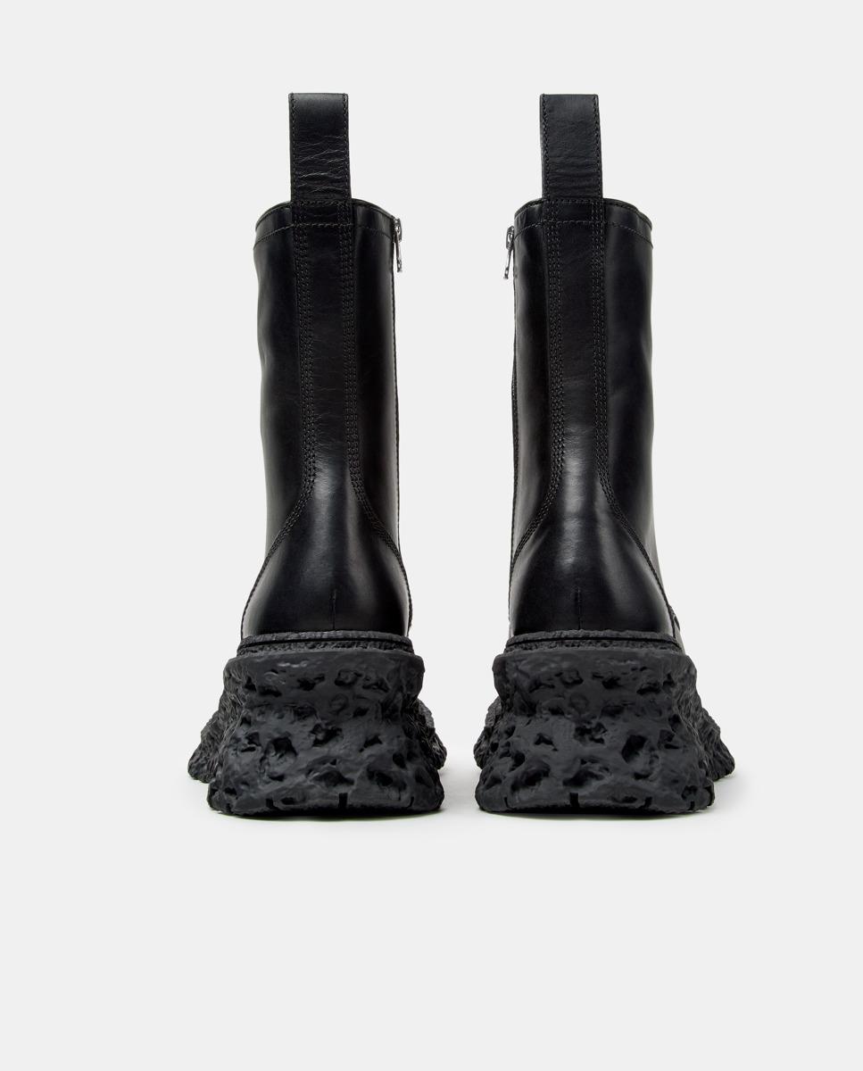 Botas de cordones terroso de piel - camperlab - Negro Negro-4