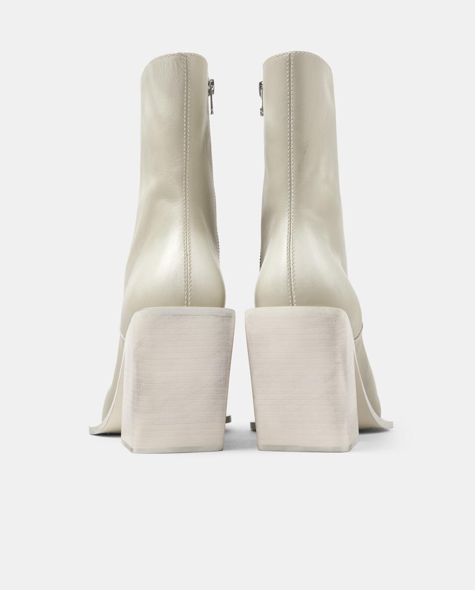 Botines estilo cowboy escandalo de piel - camperlab - Crema Crema-4