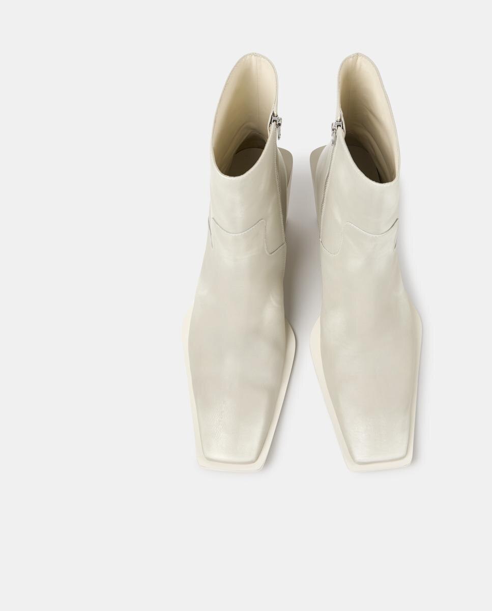 Botines estilo cowboy escandalo de piel - camperlab - Crema Crema-5