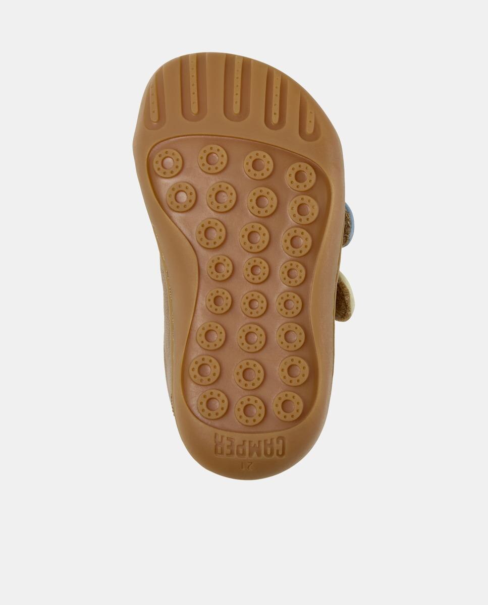 Zapatillas de piel de bebés peu cami twins - Camper - Marrón Marrón-5