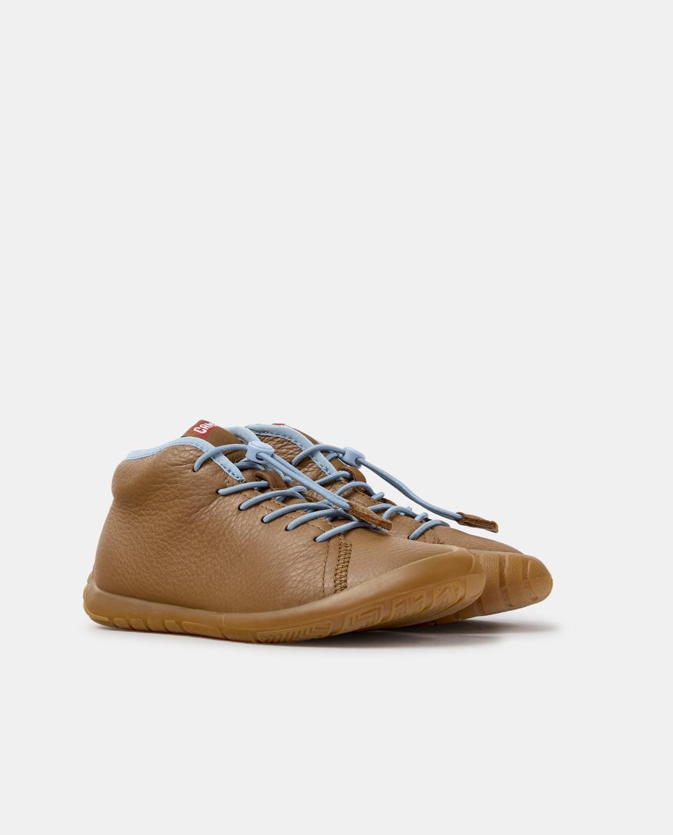 Zapatillas de piel de niños peu path - Camper - Camel Camel-2