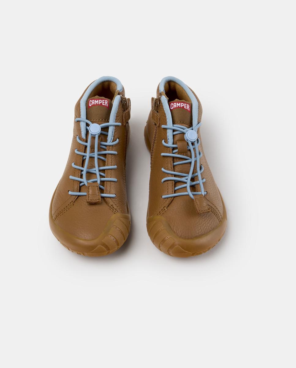 Zapatillas de piel de niños peu path - Camper - Camel Camel-3