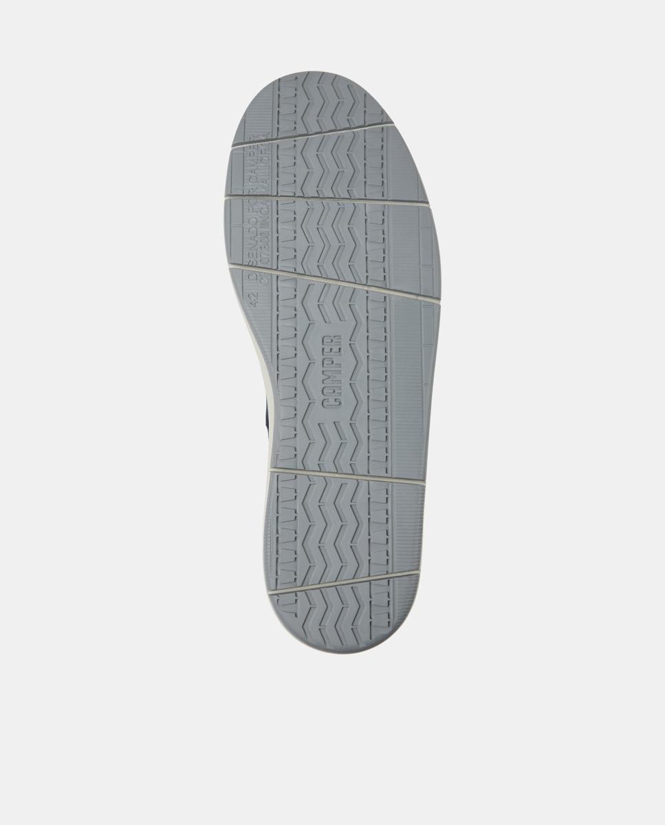 Zapatos de cordones de hombre smith de piel - Camper - Azul oscuro Azul oscuro-5