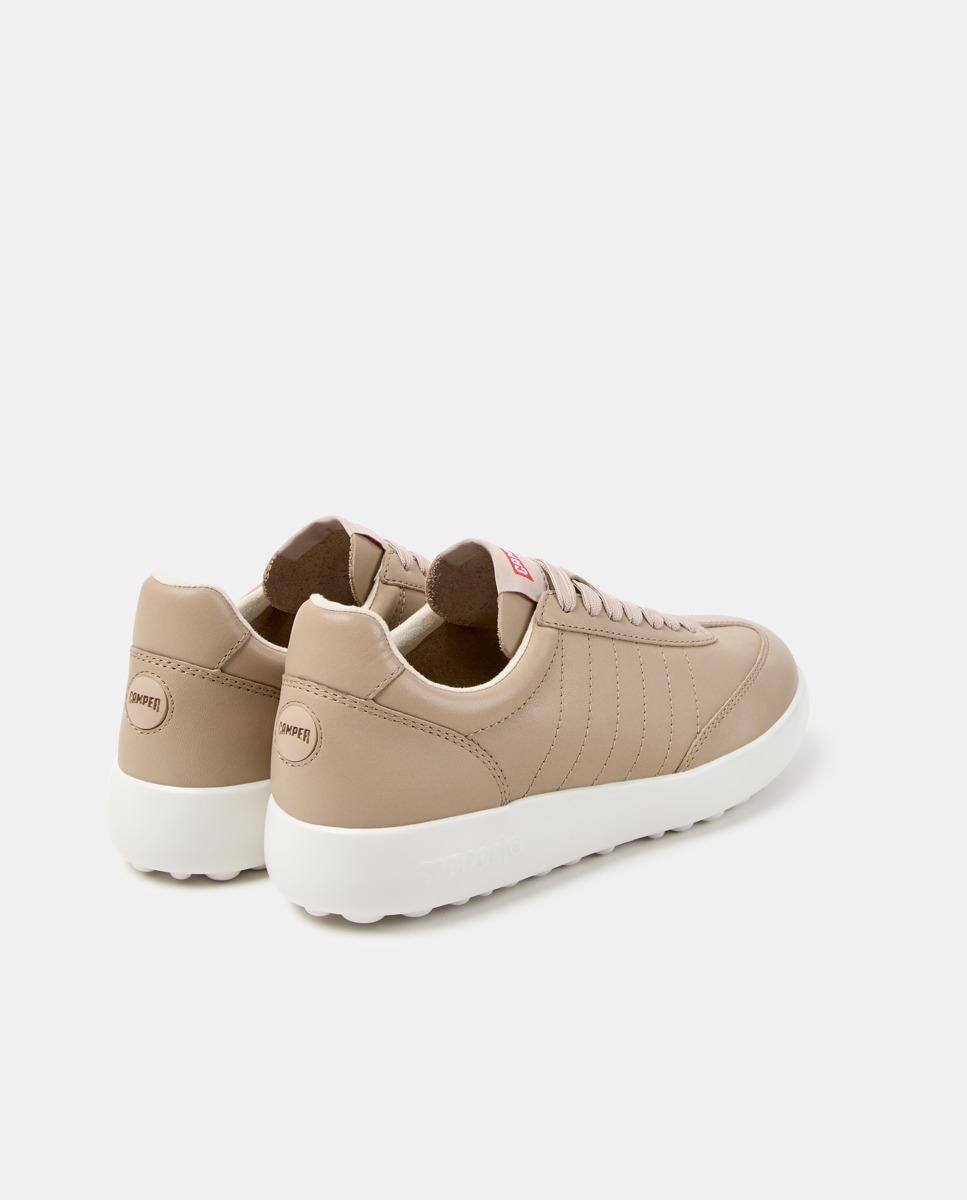 Zapatillas básicas de mujer pelotas xlf de piel - Camper - Beige Beige-4