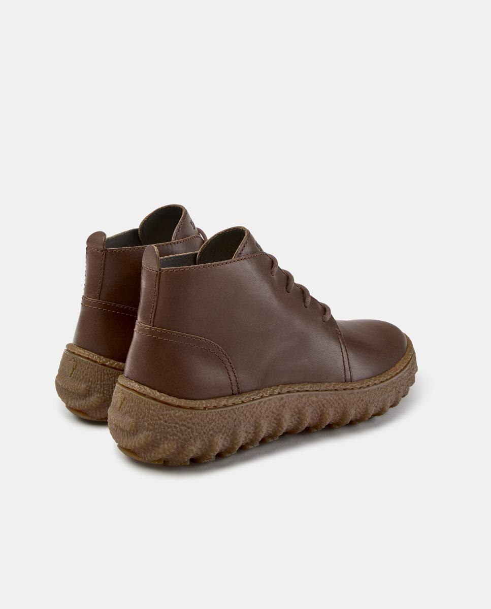 Botines de cordones de hombre ground - Camper - Marrón Marrón-4