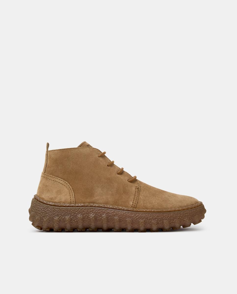 Botines de cordones de hombre ground - Camper - Marrón claro Marrón claro-1
