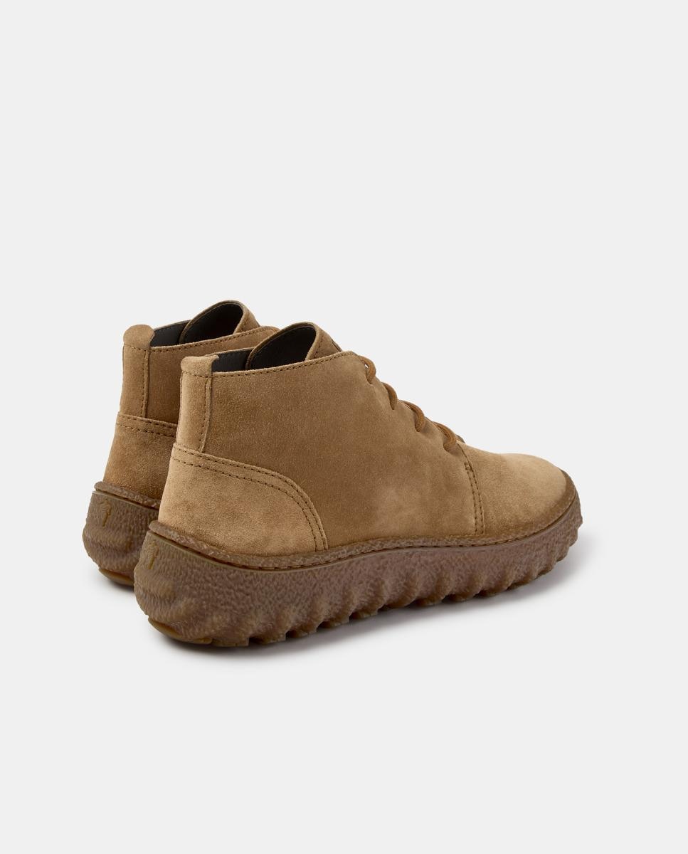 Botines de cordones de hombre ground - Camper - Marrón claro Marrón claro-4