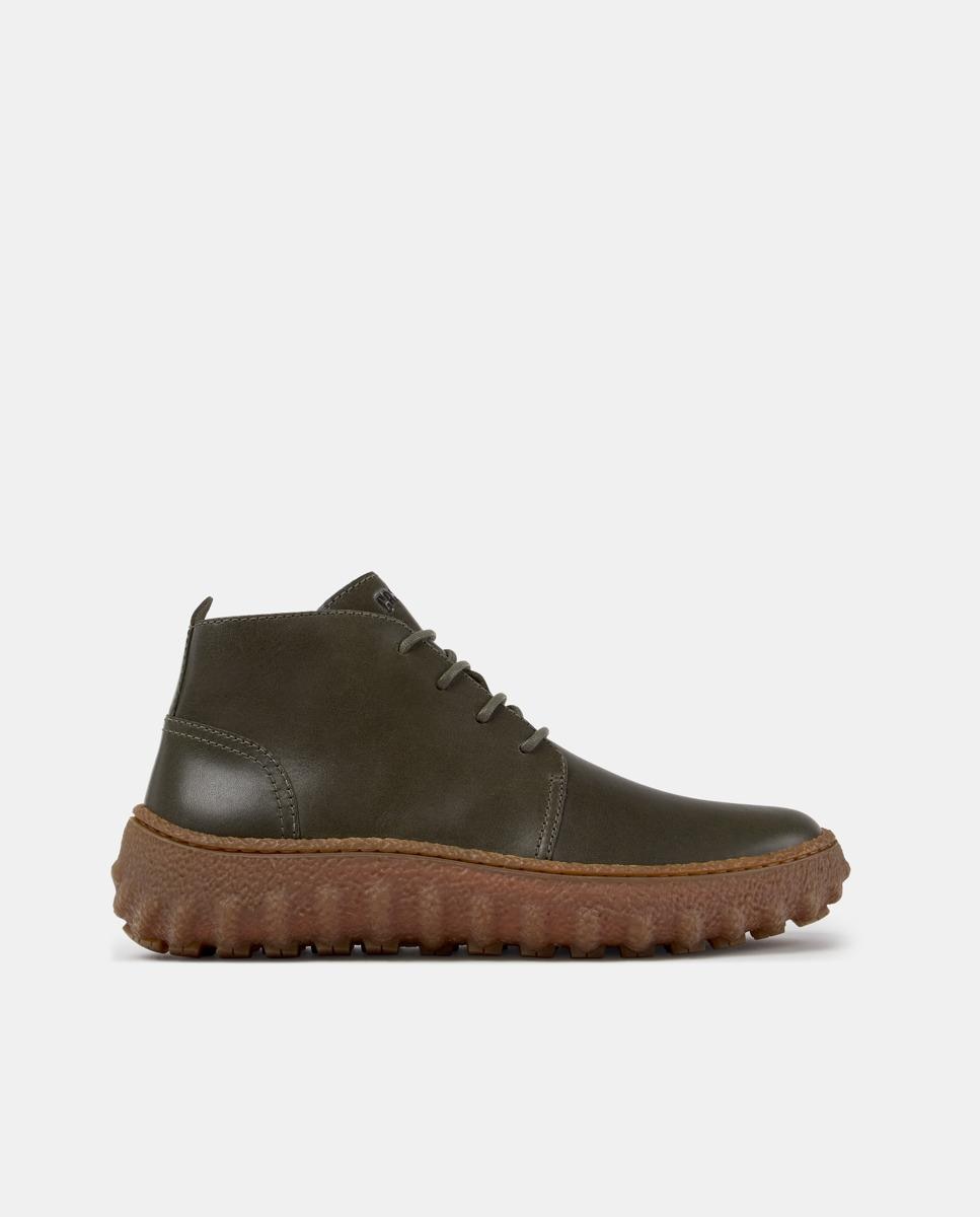 Imagen 0 de Botines de cordones de hombre ground Verde